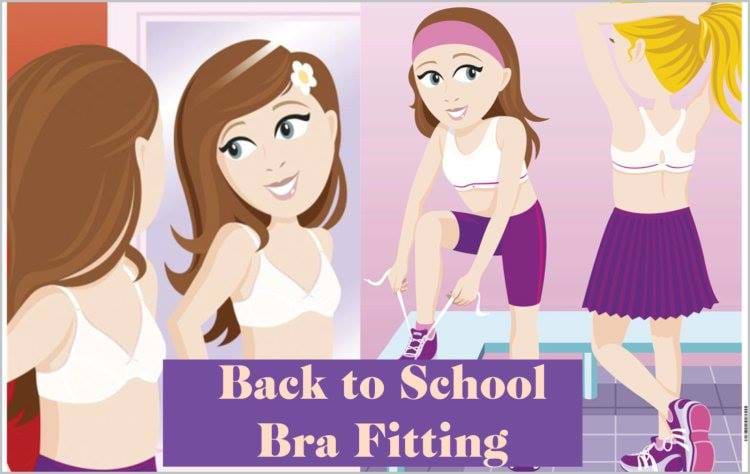 Teenage Bra fittings, young adult bra fittings